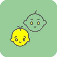 Children Vector Icon Design