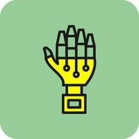 Robot hand Vector Icon Design