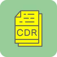 Cdr File Format Vector Icon Design