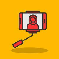 Selfie stick Vector Icon Design