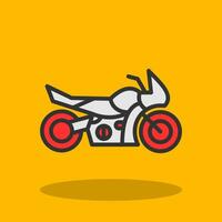 diseño de icono de vector de moto