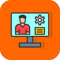 Content management system Vector Icon Design