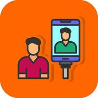 Selfie Vector Icon Design