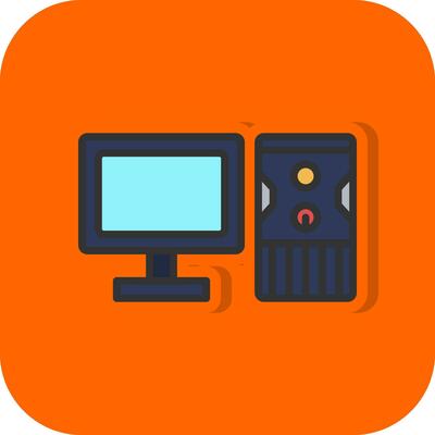 Computer Vector Icon Design