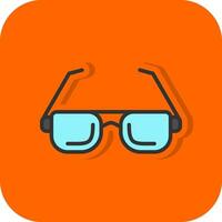 Glasses Vector Icon Design