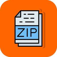 Zip Vector Icon Design