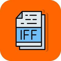 IFF File Format Vector Icon Design