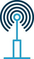 Radio antenna Vector Icon Design