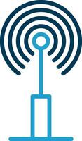 Radio antenna Vector Icon Design