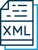 Xml File Format Vector Icon Design