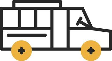 School bus Vector Icon Design