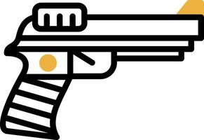 pistola vector icono diseño