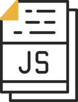 Js File Format Vector Icon Design