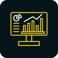 Analytics Vector Icon Design