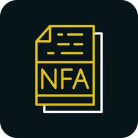 NFA Vector Icon Design