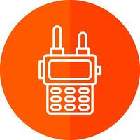 diseño de icono de vector de walkie talkie