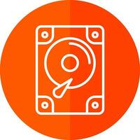 Hard disk drive Vector Icon Design