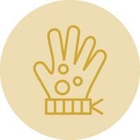 Glove Vector Icon Design