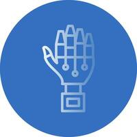 Robot hand Vector Icon Design