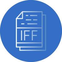 IFF File Format Vector Icon Design