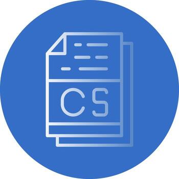 cs archivo formato vector icono diseño