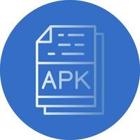 APK File Format Vector Icon Design