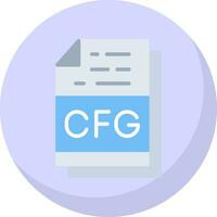 Cfg File Format Vector Icon Design