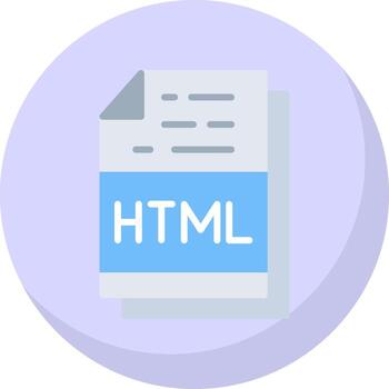 html archivo formato vector icono diseño