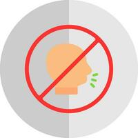 No shouting Vector Icon Design