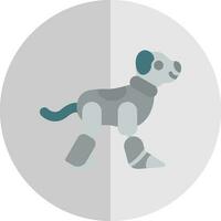 Robot dog Vector Icon Design