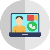 Video call Vector Icon Design