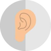 Ear Vector Icon Design