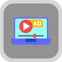 Video ad Vector Icon Design