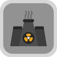 diseño de icono de vector de energía nuclear