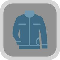 Leather jacket Vector Icon Design