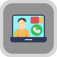 Video call Vector Icon Design