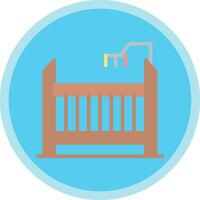 Cot Vector Icon Design