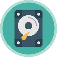 Hard disk drive Vector Icon Design