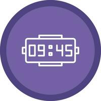 Digital clock Vector Icon Design