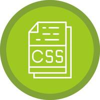 Css File Format Vector Icon Design