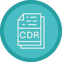 Cdr File Format Vector Icon Design