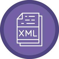 Xml File Format Vector Icon Design