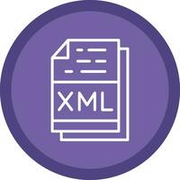 Xml File Format Vector Icon Design