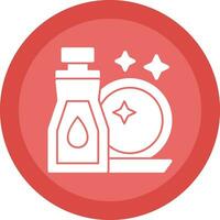 Dish washing Vector Icon Design