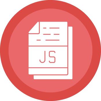 Js File Format Vector Icon Design