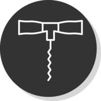 Corkscrew Vector Icon Design