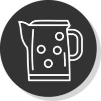 Pitcher Vector Icon Design