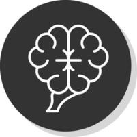 Human brain Vector Icon Design