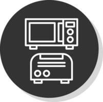 Kitchen appliance Vector Icon Design