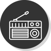 Radio Vector Icon Design